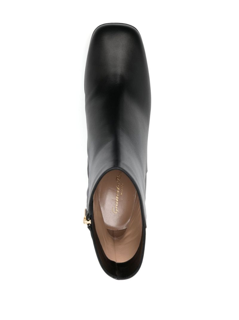 Black Daisen 100 Leather Ankle Boots
