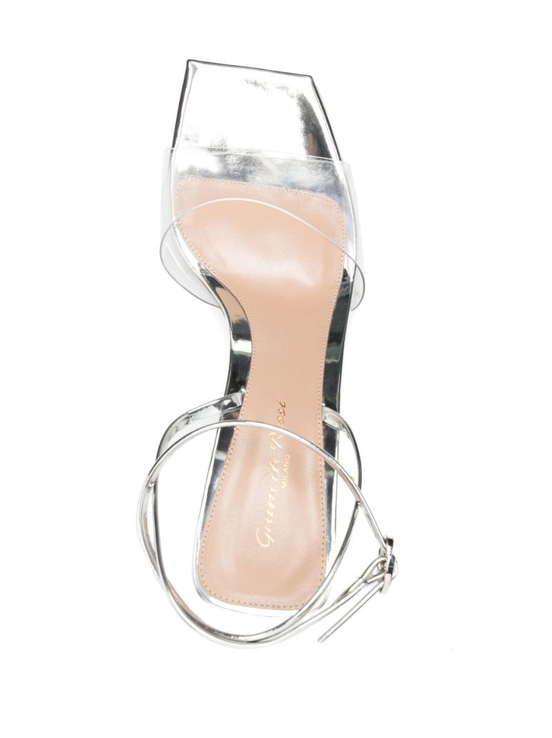 Silver Cosmic 85 Leather Sandals