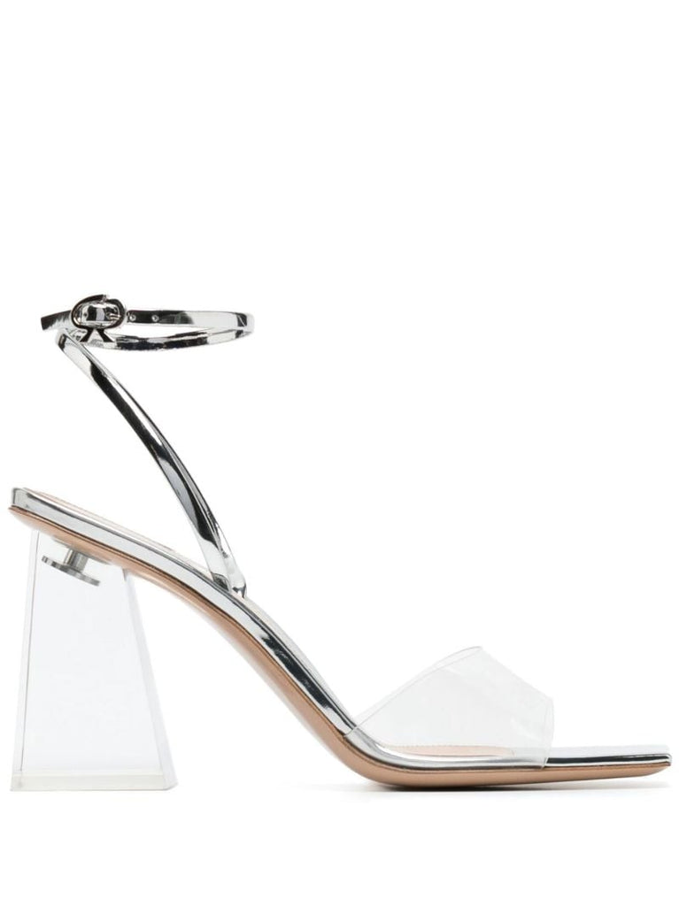 Silver Cosmic 85 Leather Sandals