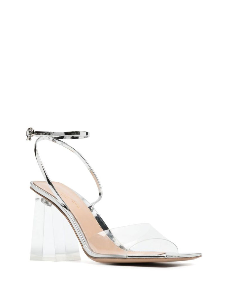 Silver Cosmic 85 Leather Sandals