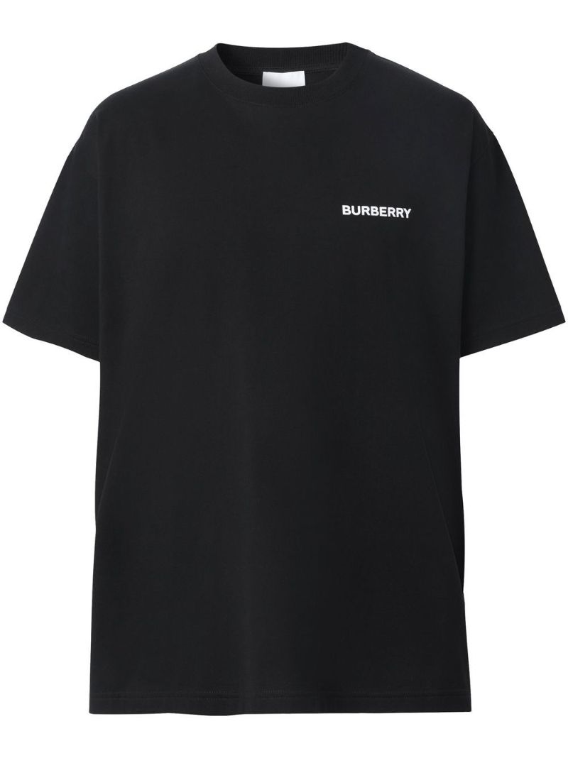 Black Ekd Print Cotton T-shirt