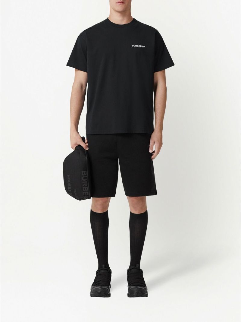 Black Ekd Print Cotton T-shirt