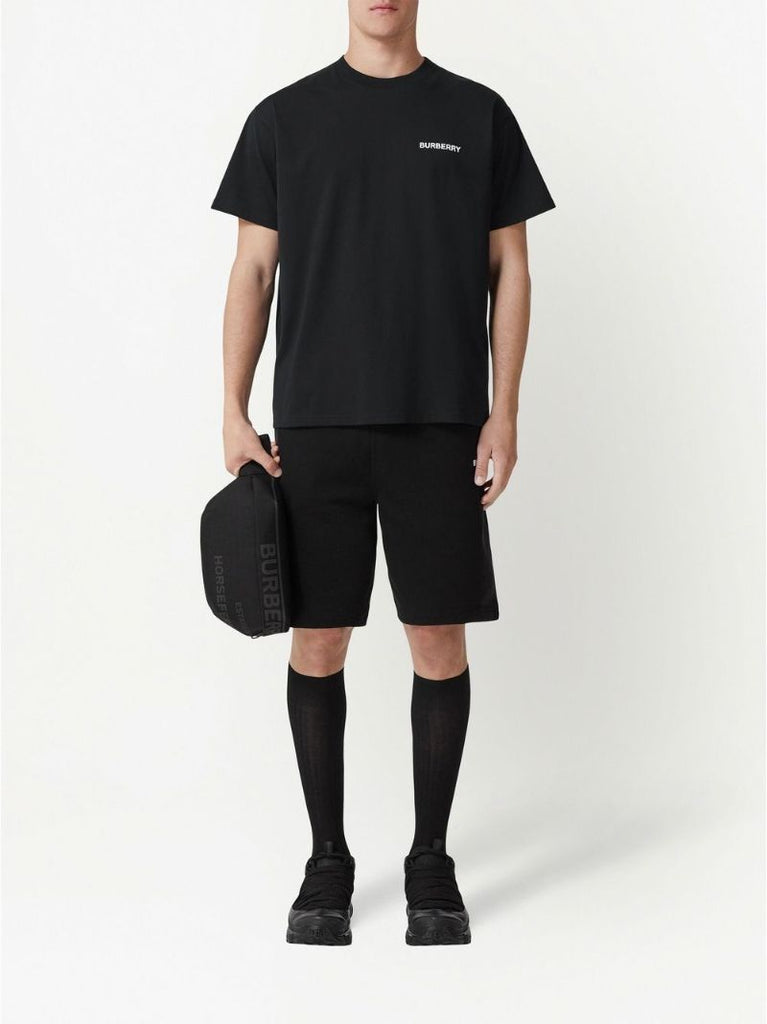 Black Ekd Print Cotton T-shirt
