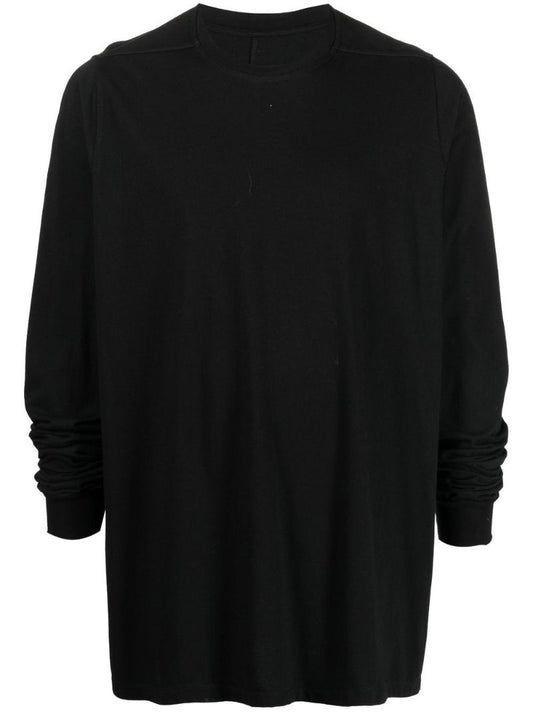 Black Long Sleeve Cotton T-shirt