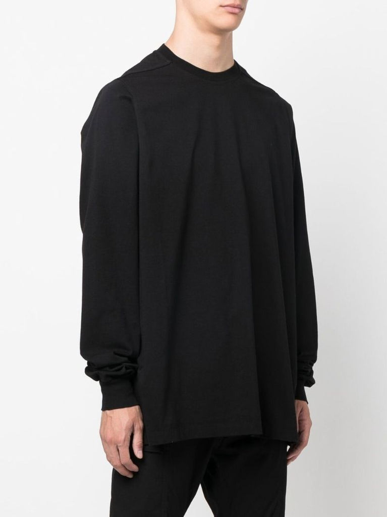 Black Long Sleeve Cotton T-shirt