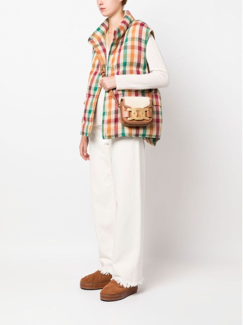 Brown Kate Leather Cross Body Bag