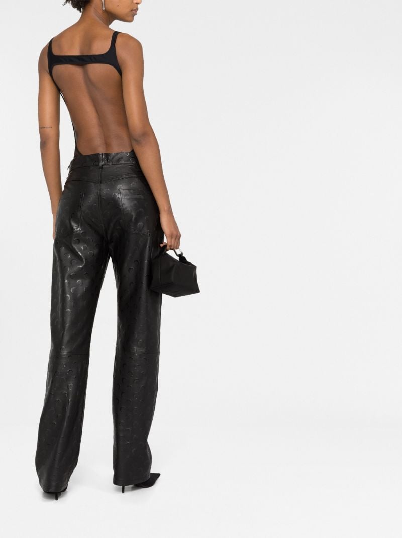 Black Illusion Panelled Bodysuit