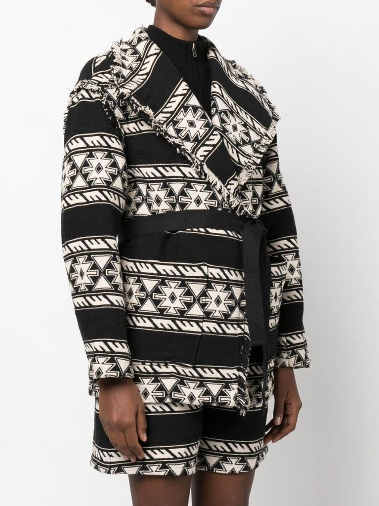 Black Josialo Jacquard Jacket