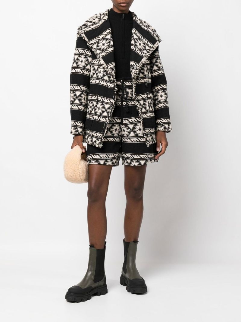 Black Josialo Jacquard Jacket