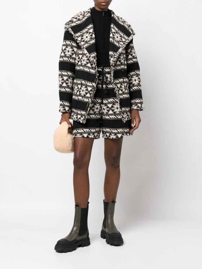 Black Josialo Jacquard Jacket