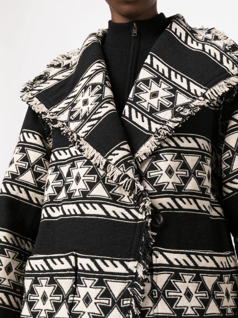 Black Josialo Jacquard Jacket