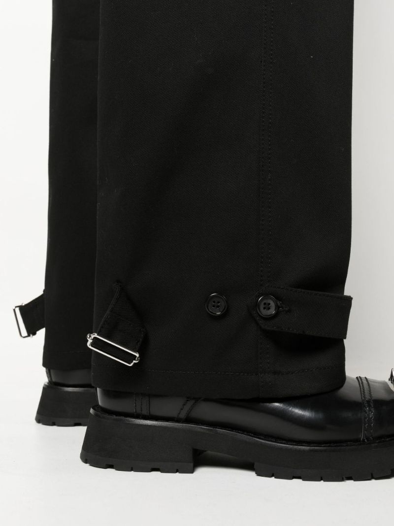 Black Belted Trousers