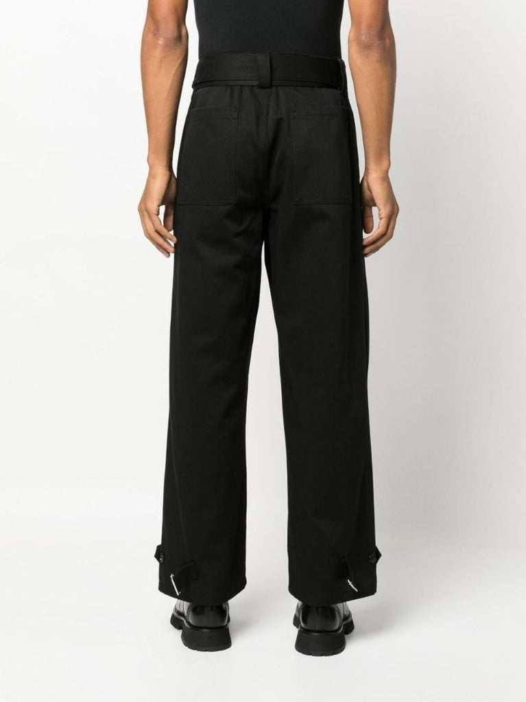 Black Belted Trousers
