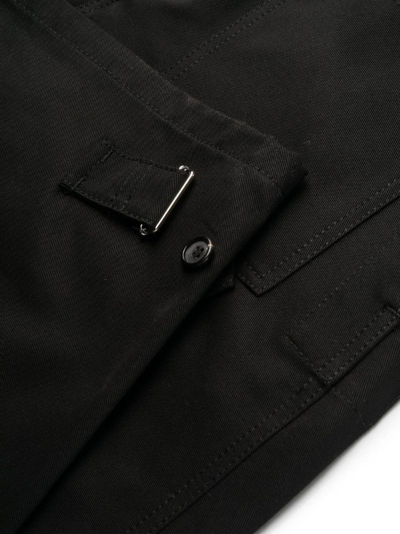 Black Belted Trousers