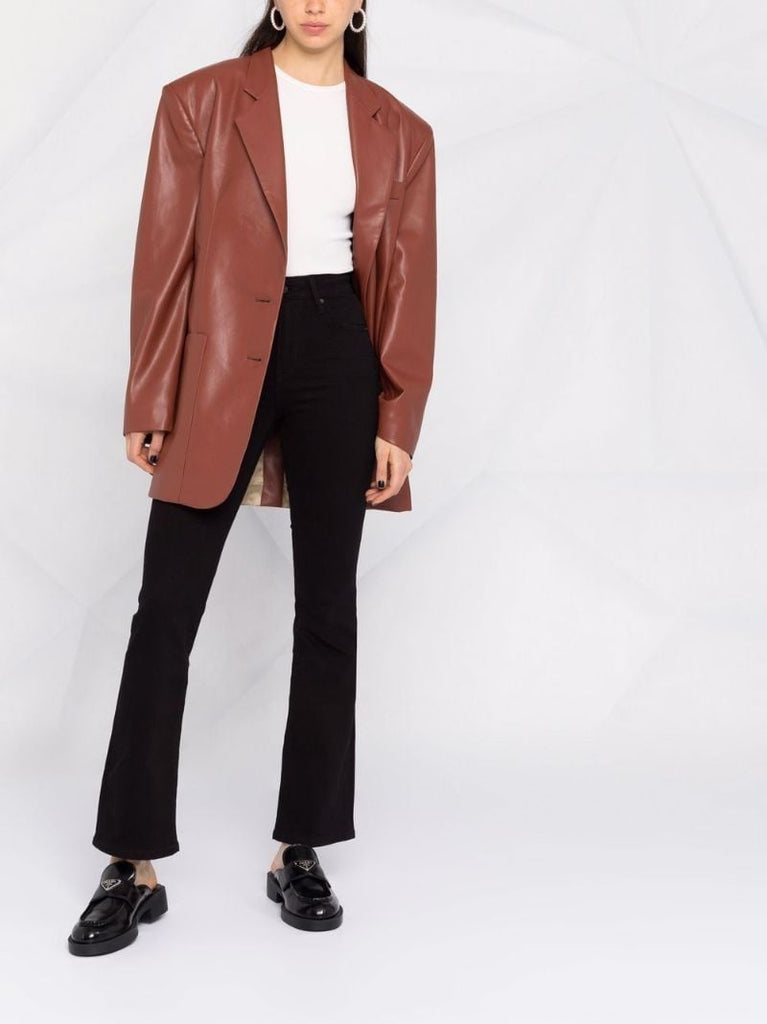 Black 725 High Waist Bootcut Jeans