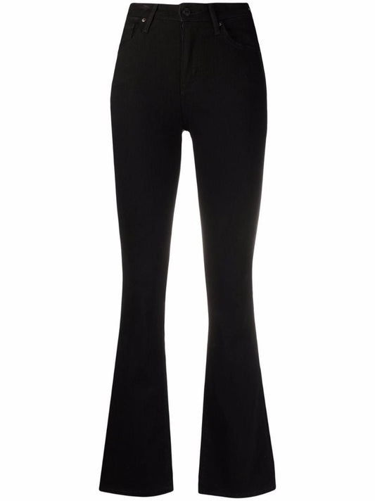 Black 725 High Waist Bootcut Jeans