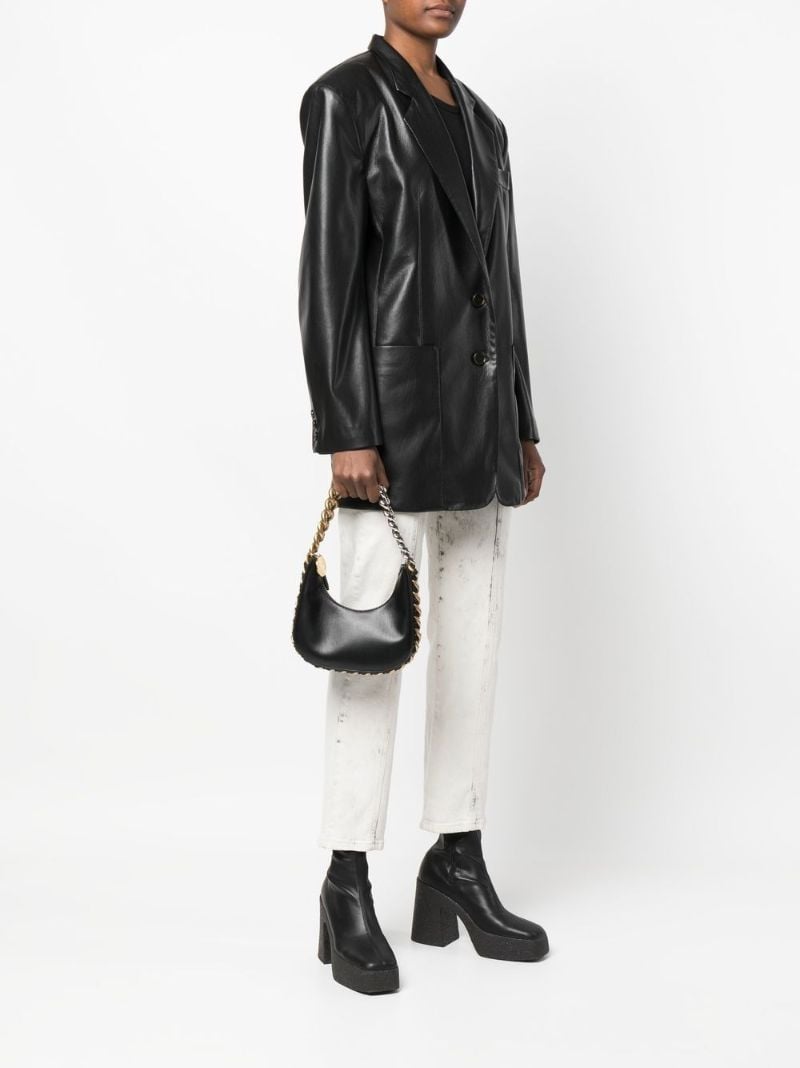Black Frayme Mini Shoulder Bag