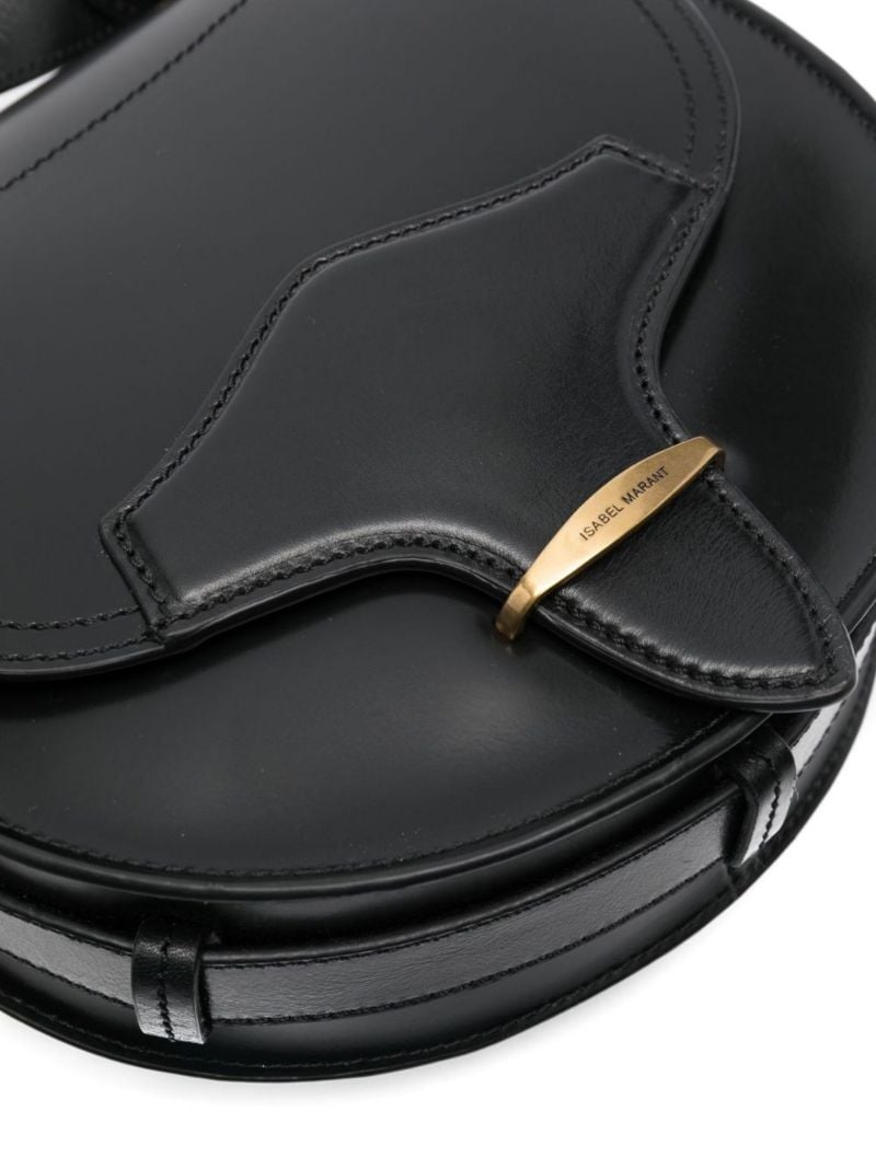 Black Leather Satchel Bag