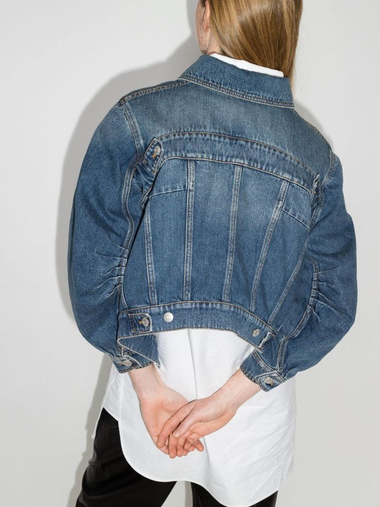 Cocoon Sleeve Denim Jacket