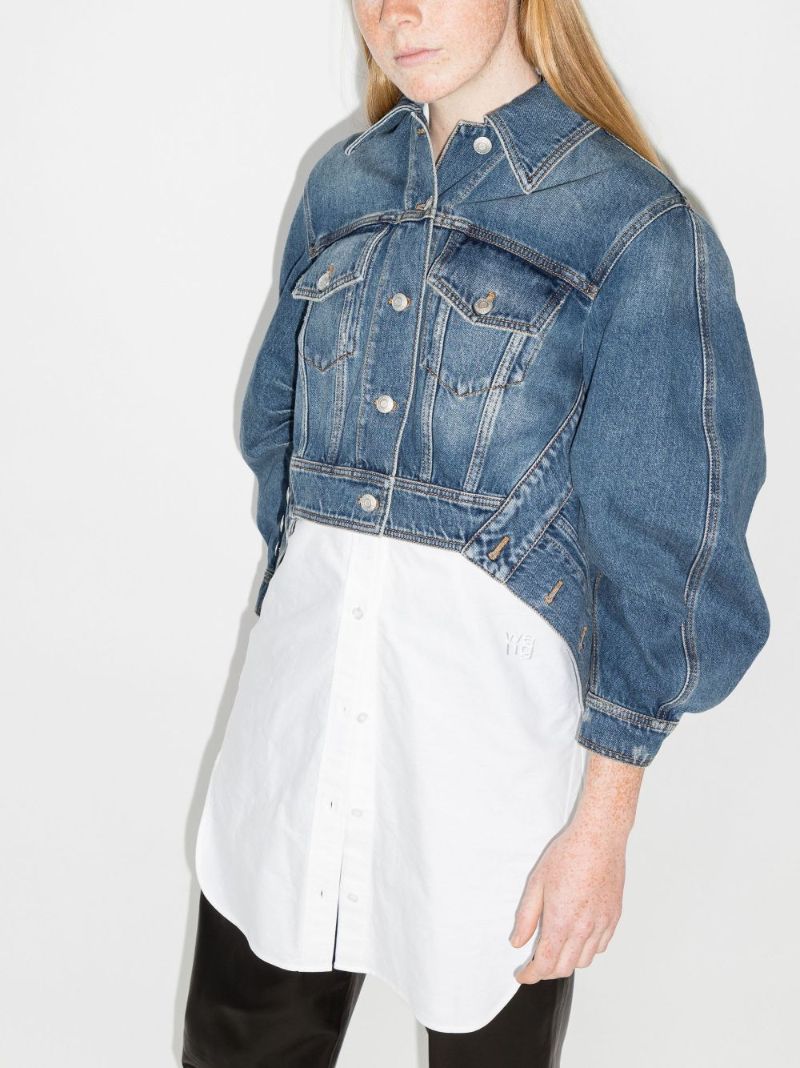 Cocoon Sleeve Denim Jacket