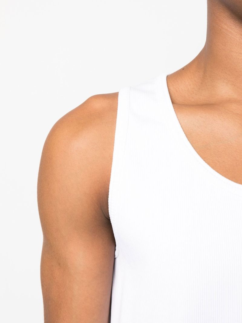 White Cotton Tank Top