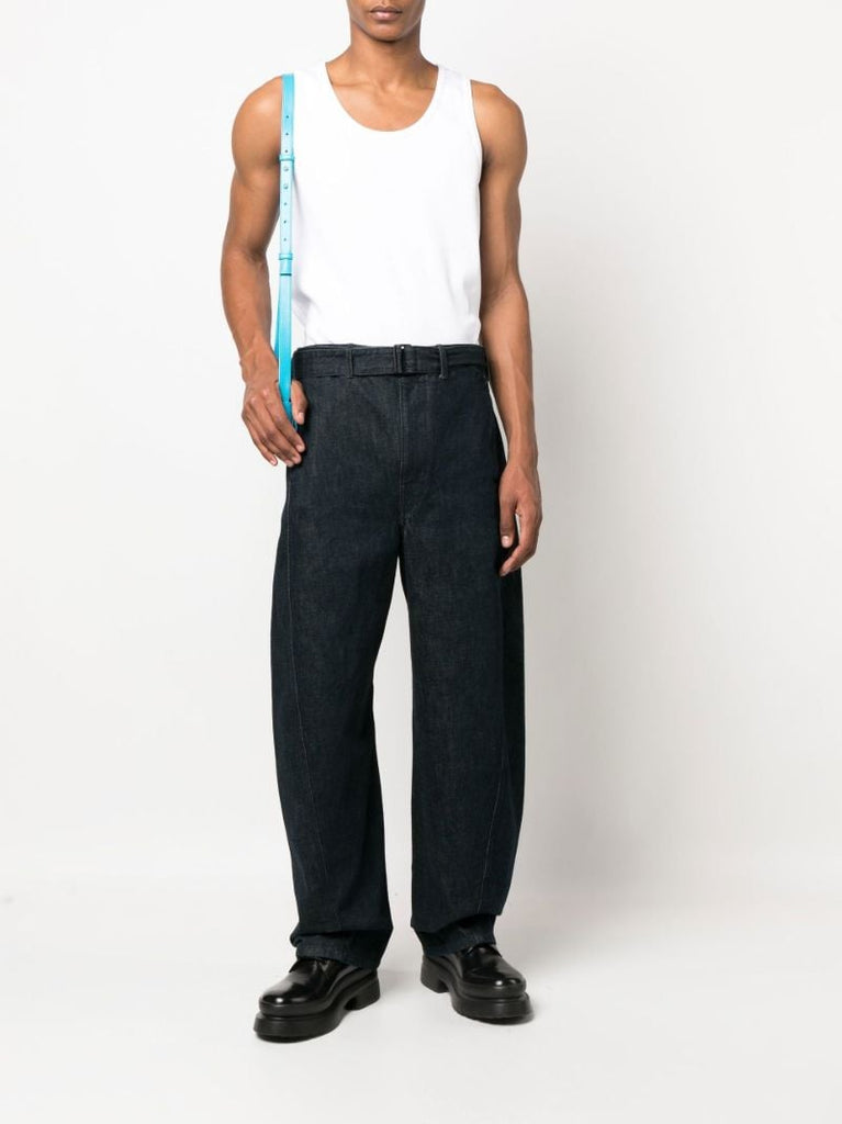 White Cotton Tank Top