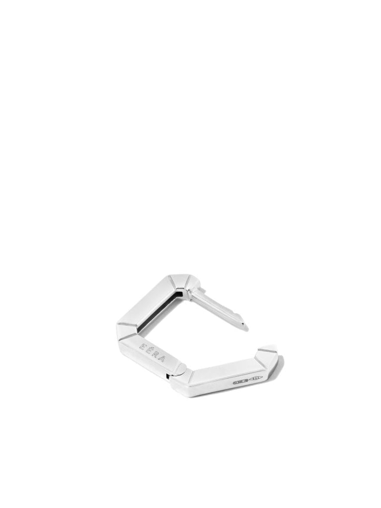 18k White Gold Candy Mini Single Hoop Earring