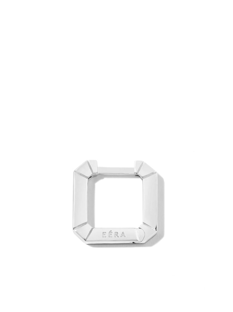 18k White Gold Candy Mini Single Hoop Earring