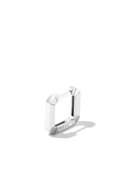 18k White Gold Candy Mini Single Hoop Earring