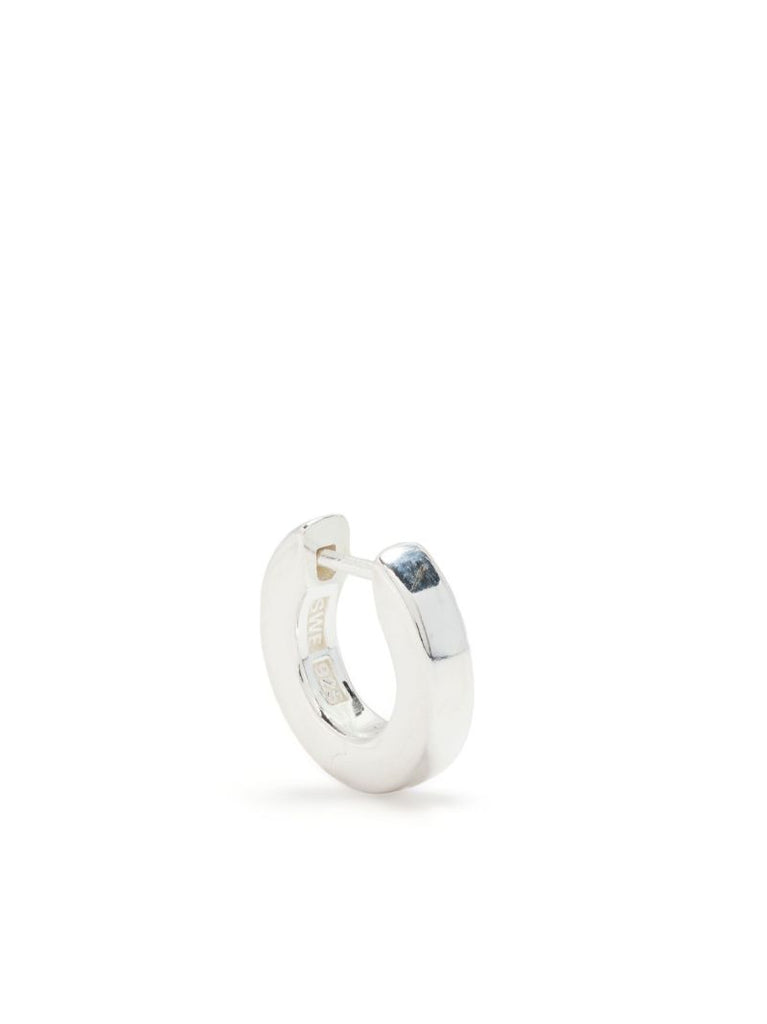 Sterling Silver Single Hoop Earring