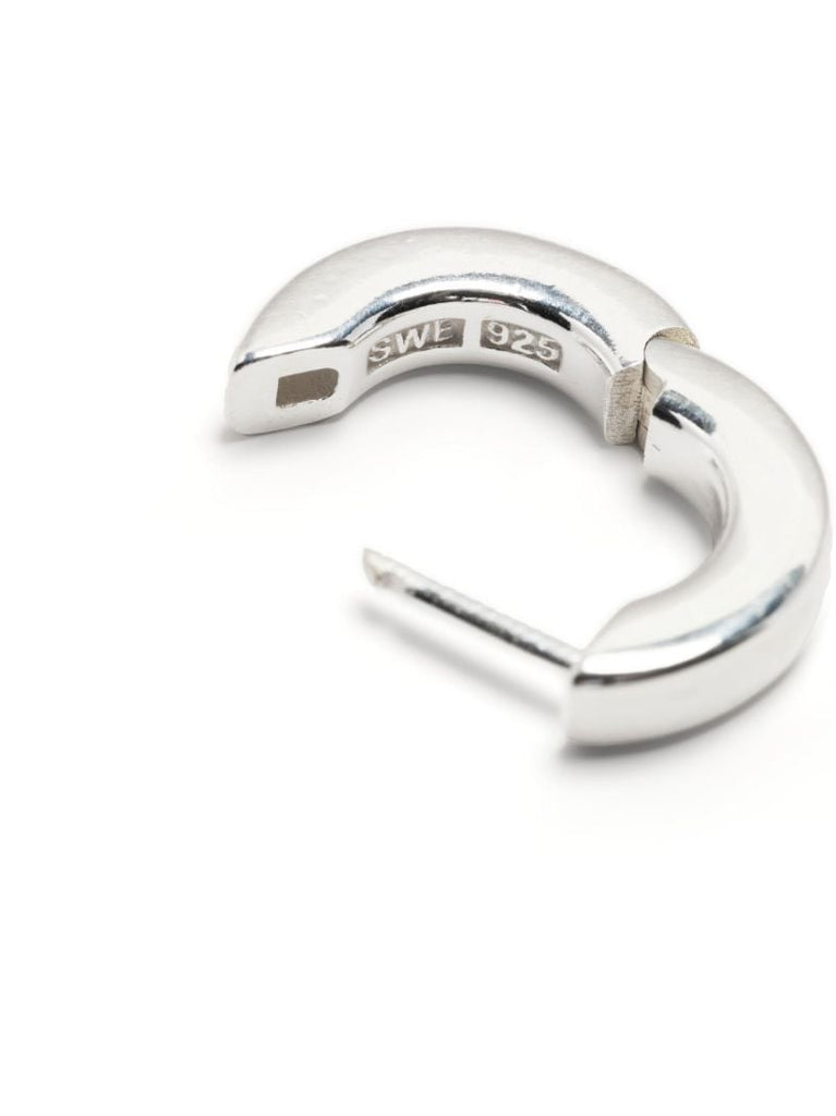 Sterling Silver Single Hoop Earring