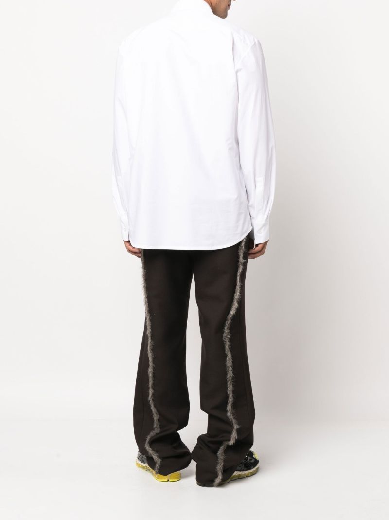 White Lielan Embroidered Shirt
