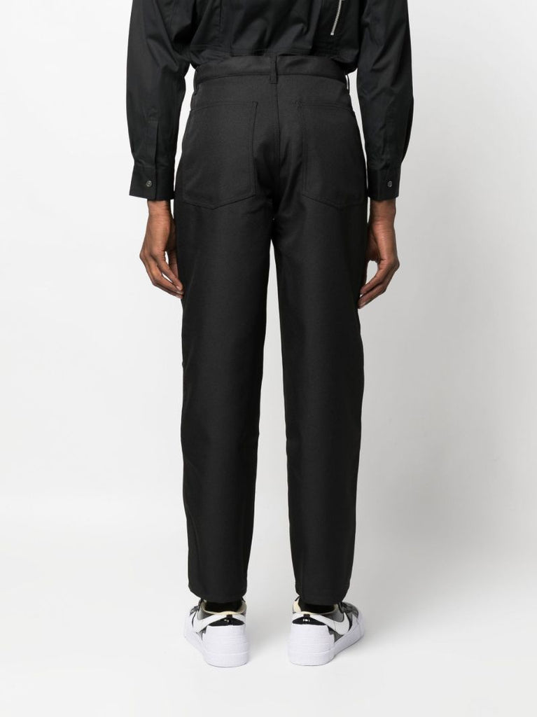Black Straight-leg Trousers