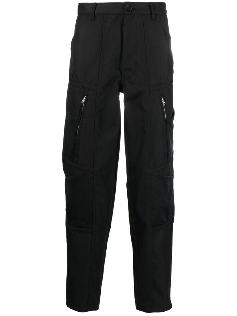 Black Straight-leg Trousers