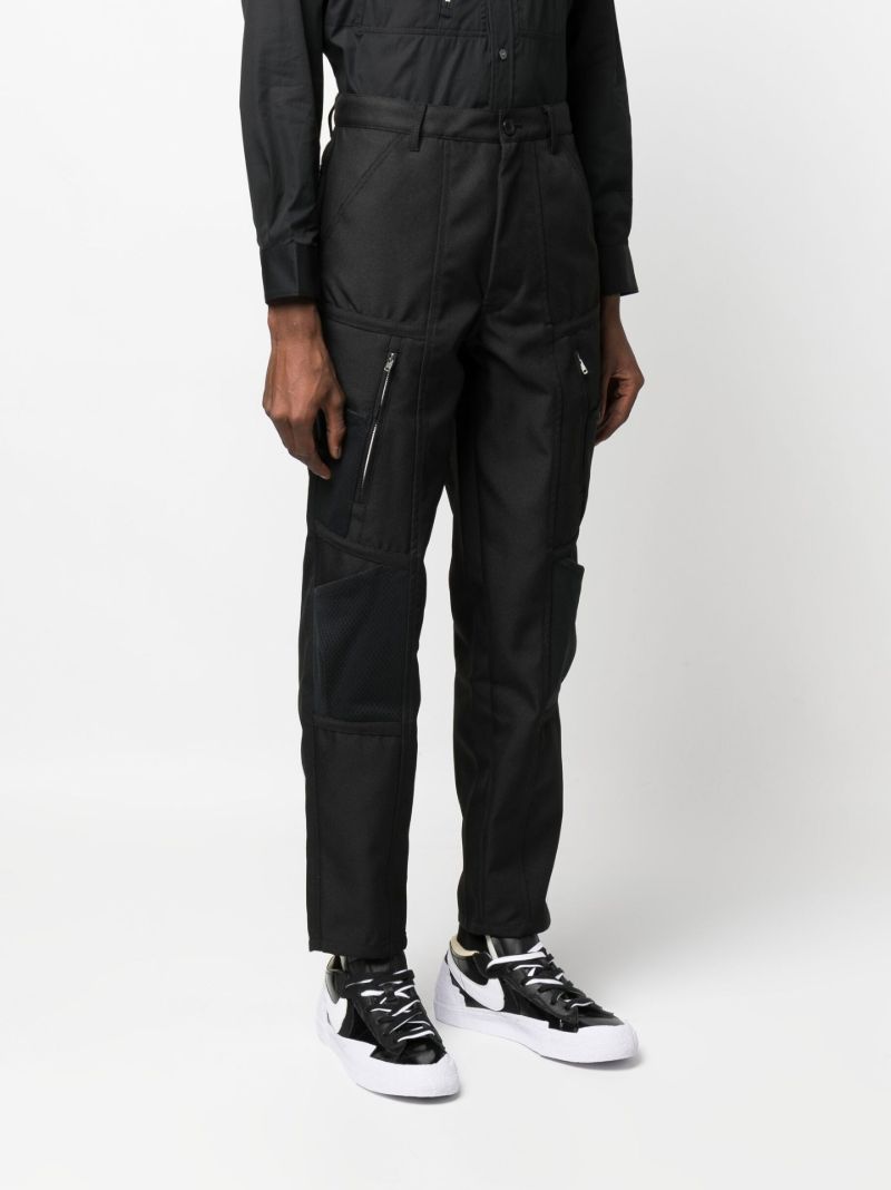 Black Straight-leg Trousers