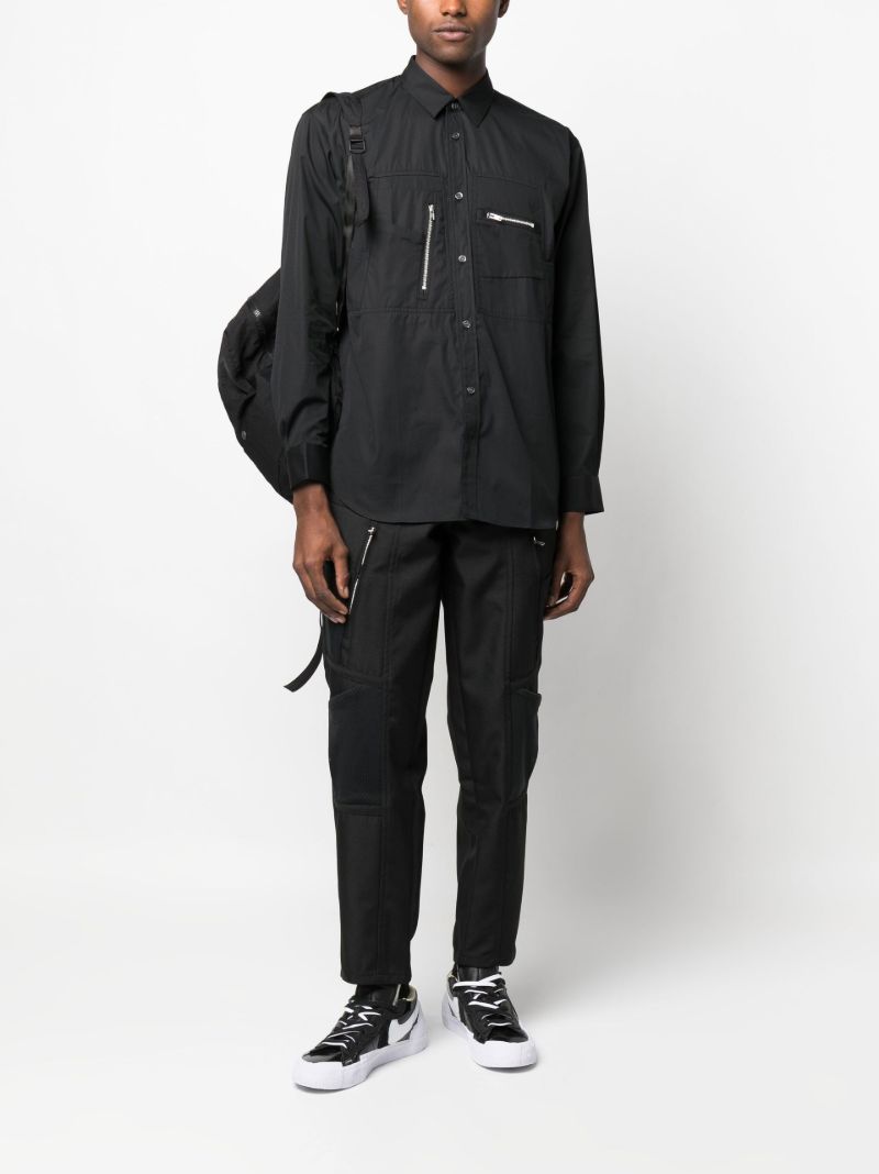 Black Straight-leg Trousers