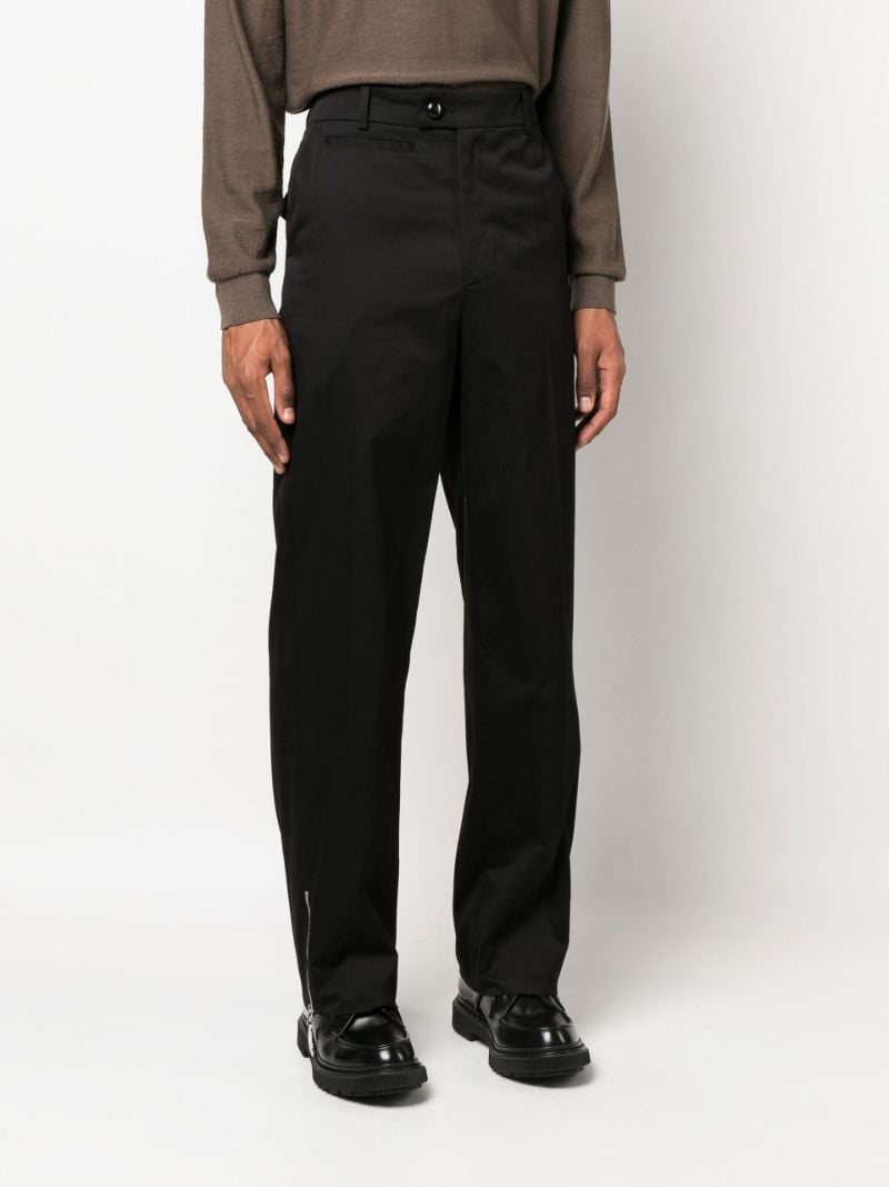 Black Etana Straight-leg Trousers