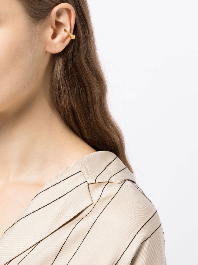 Gold Plated Pearl Ear Cuff