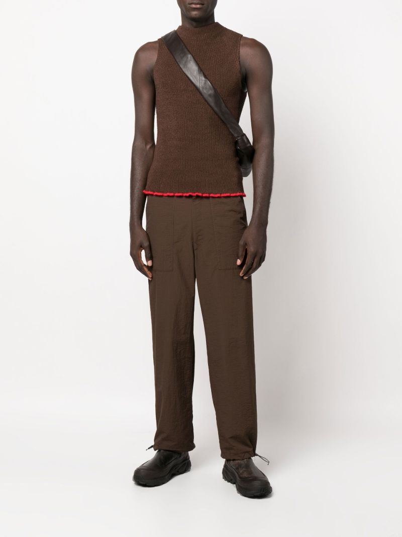 Brown Le Marcel Ribbed Knit Vest