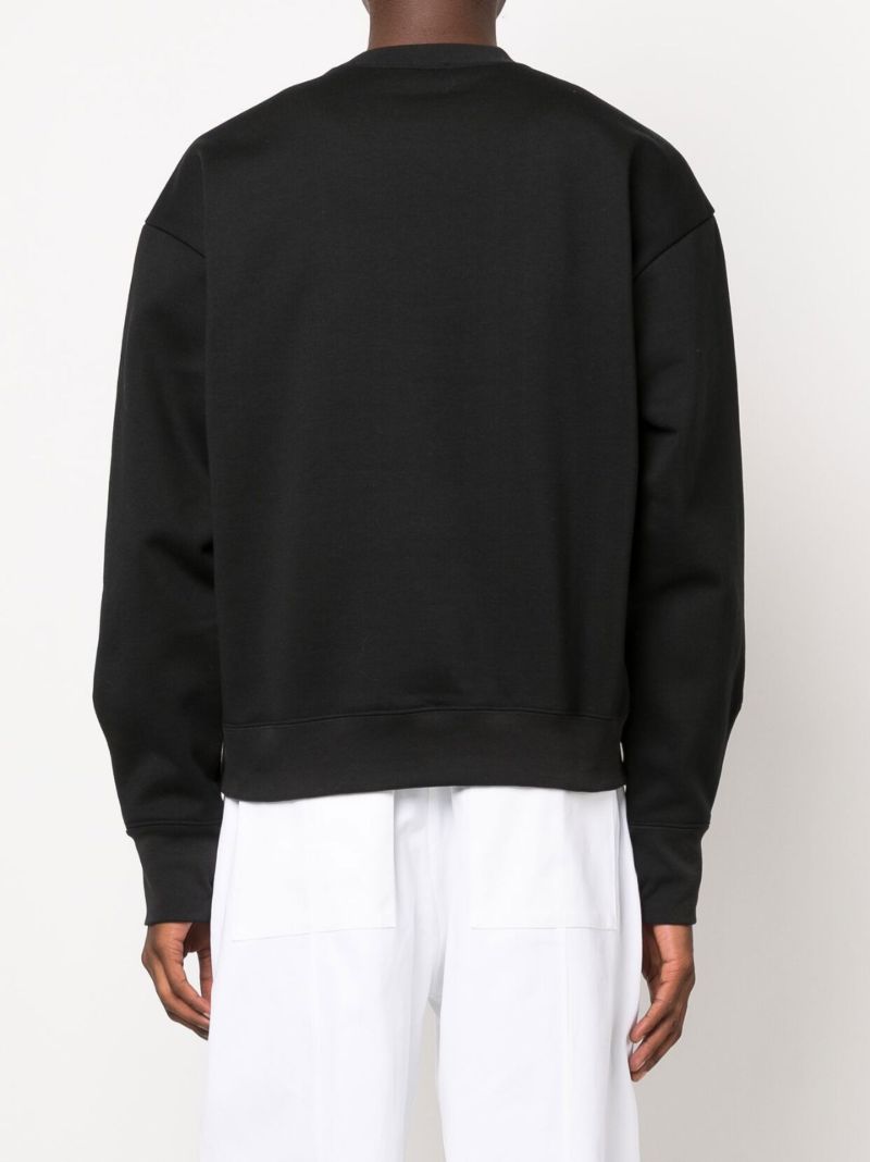 Black Le Sweatshirt Col Rond Logo Sweatshirt