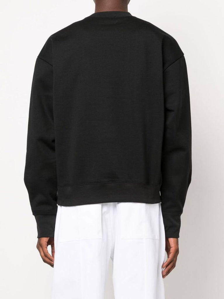 Black Le Sweatshirt Col Rond Logo Sweatshirt