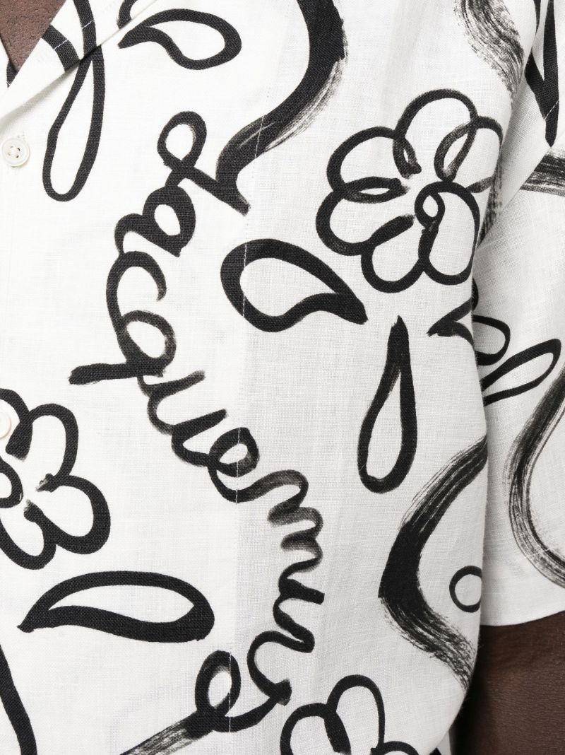 White La Chemise Jean Shirt