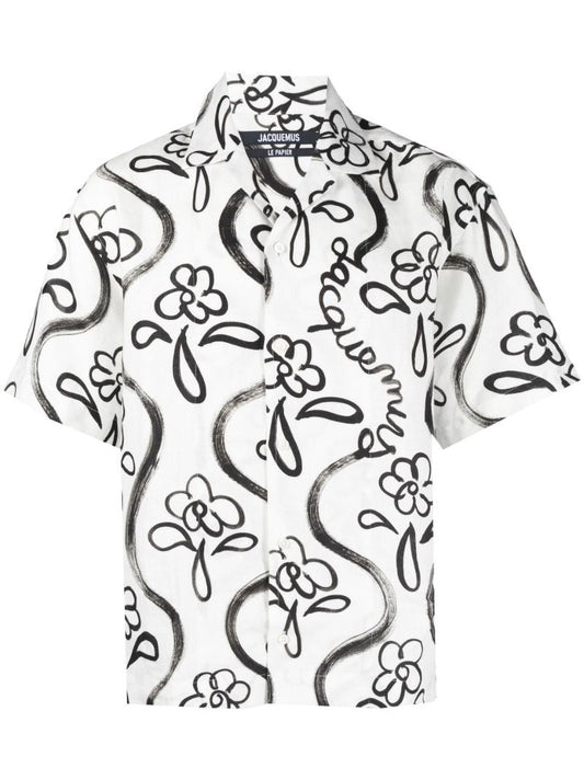 White La Chemise Jean Shirt