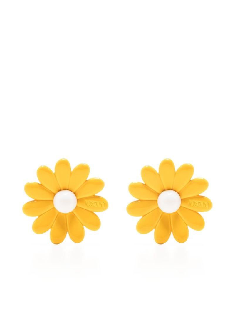 Gold-tone Flower Earrings