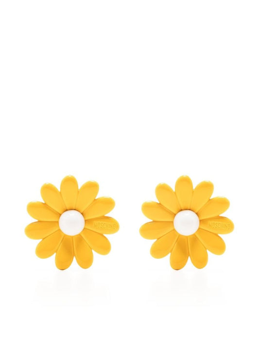 Gold-tone Flower Earrings