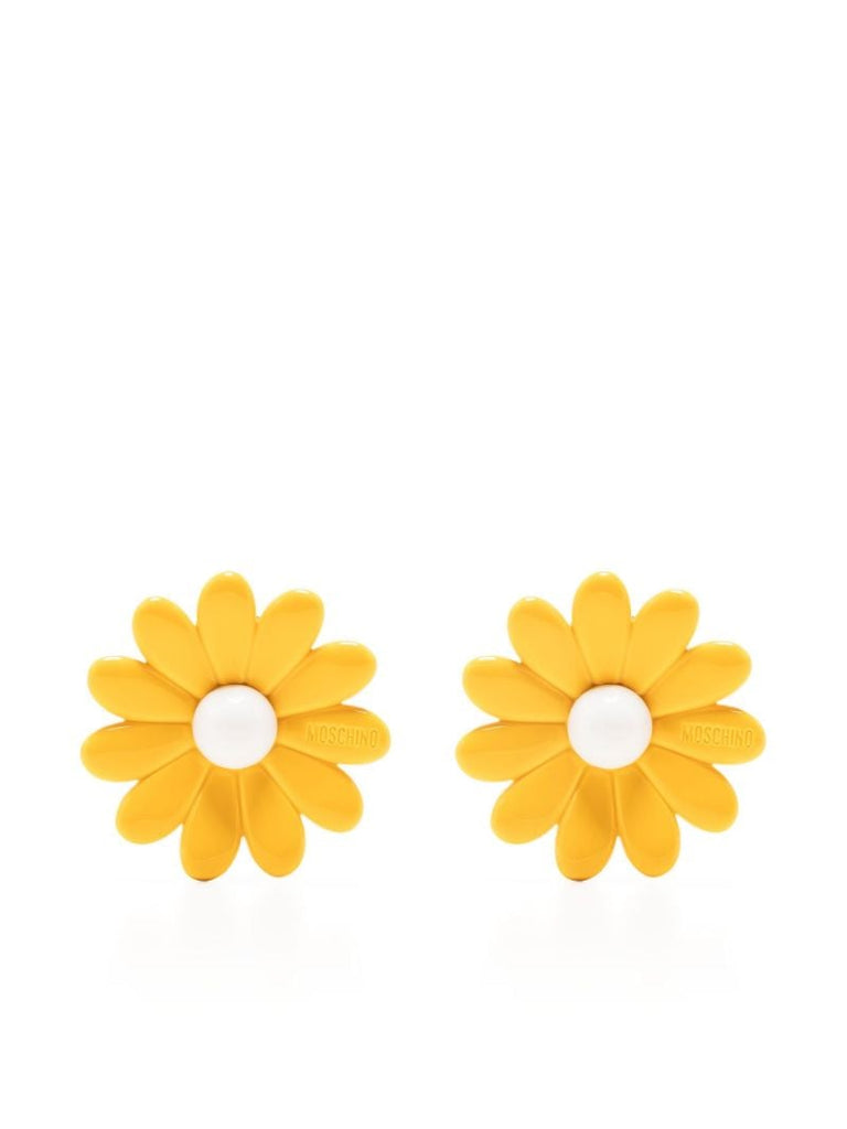 Gold-tone Flower Earrings