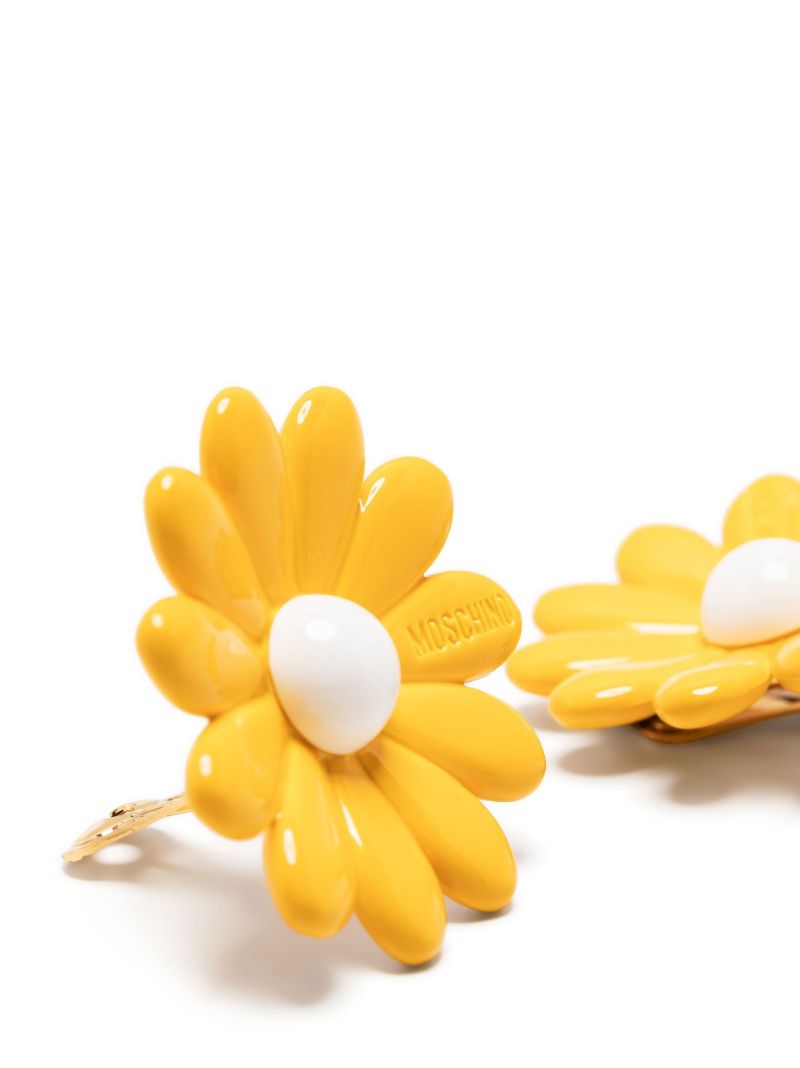 Gold-tone Flower Earrings