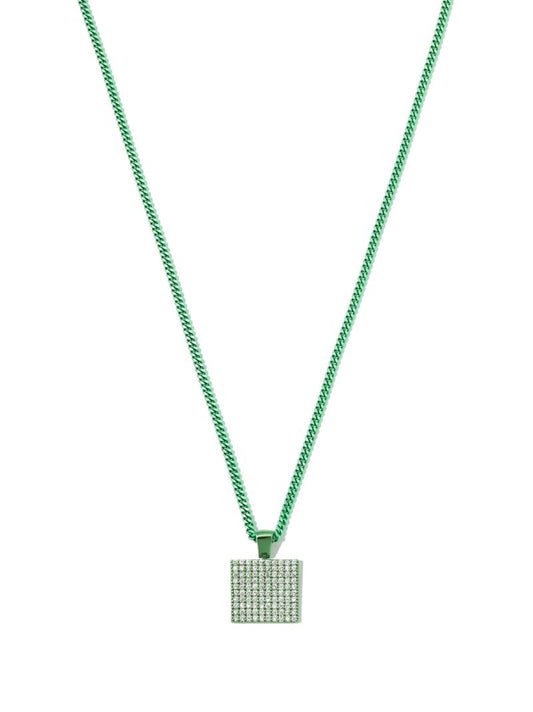 18k White Gold Long Beach Diamond Necklace