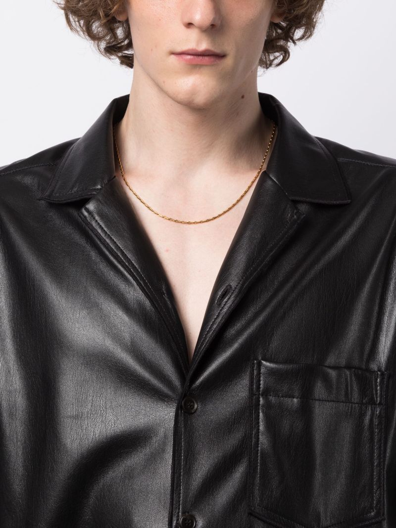 Gold-tone String Chain Necklace