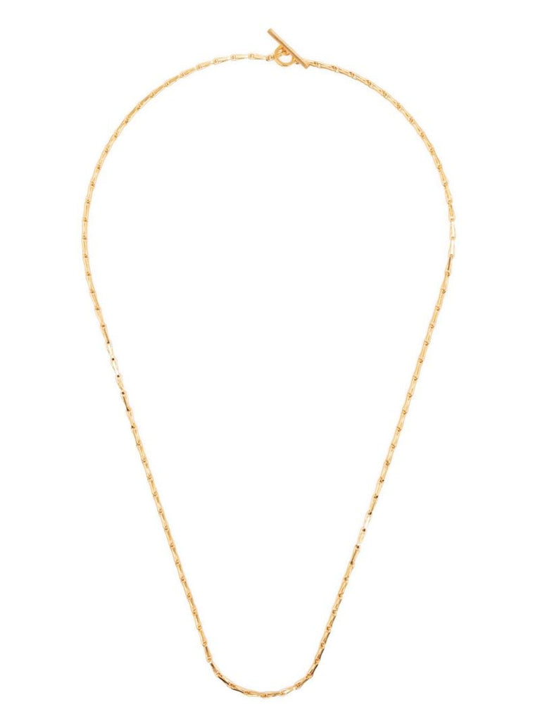 Gold-tone String Chain Necklace